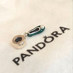 Pandora Disney Tinker Bell's Shoe Dangle Charm Sterling Silver